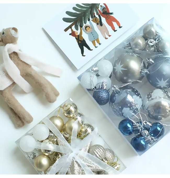 Vánoční kuličky -  SYSD1688-046 (36ks)