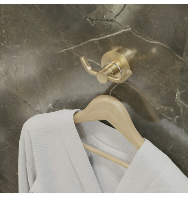 Dvouramenný koupelnový věšák 332914B