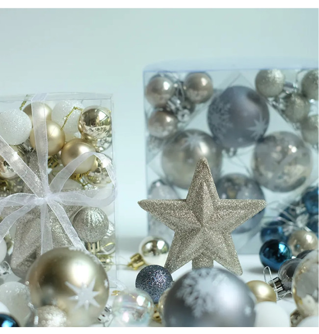 Vánoční kuličky -  SYSD1688-046 (36ks)