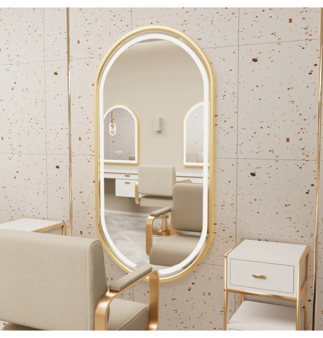 Oválné LED zrcadlo 60x90CM