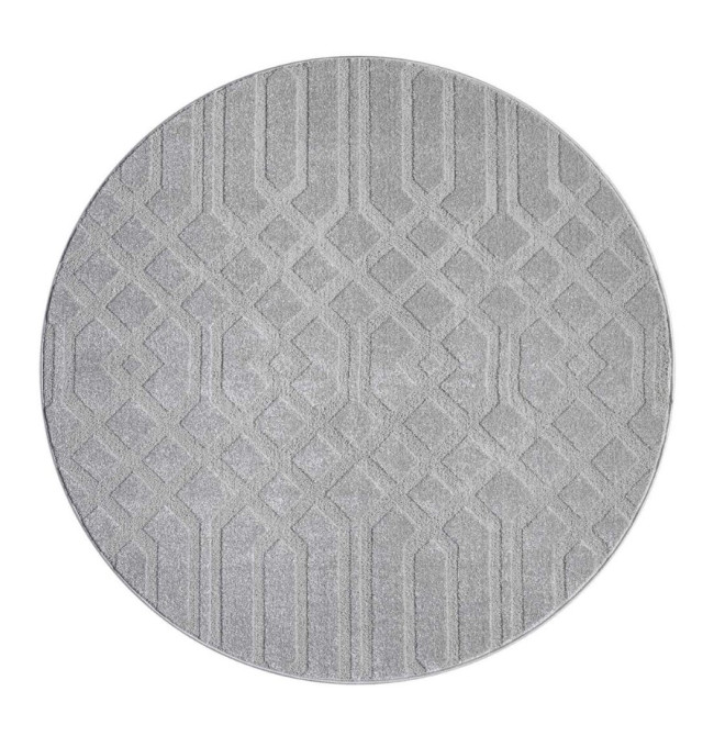 Koberec Flair 138 kruh šedý