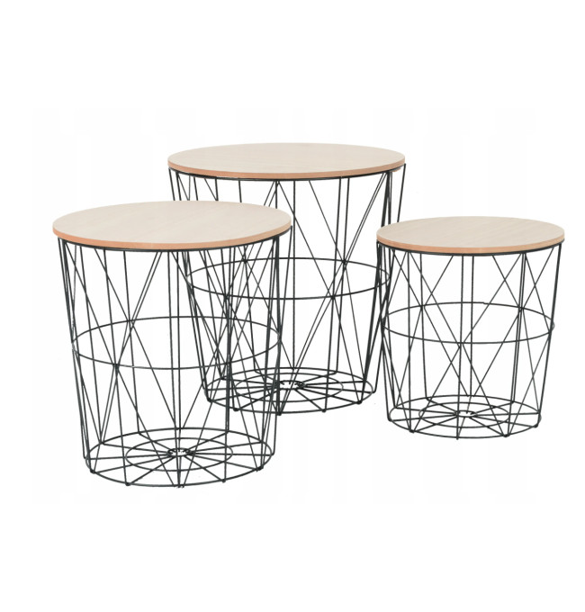 Set drátěných stolků SG1710-23