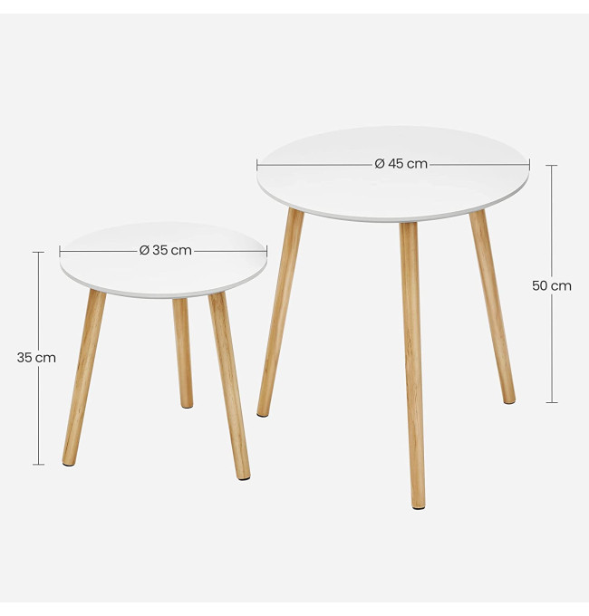 Set kávových stolků LET07WN