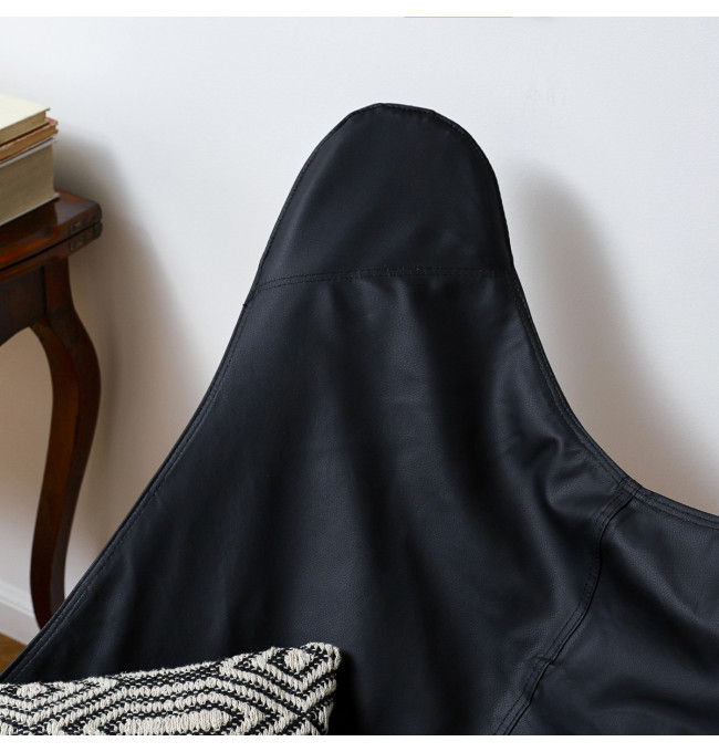 Náhradní potah na křeslo BUTTERFLY ekokůže, černý ALL 807164