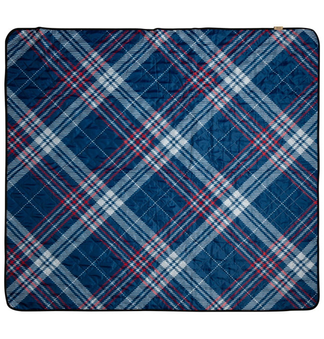 Pikniková deka HARMONY červená / modrá