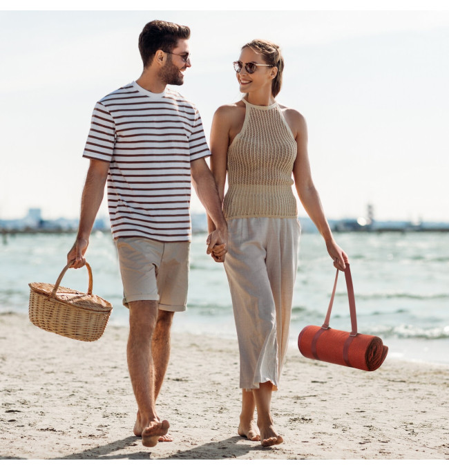 Pikniková deka HARMONY bordó