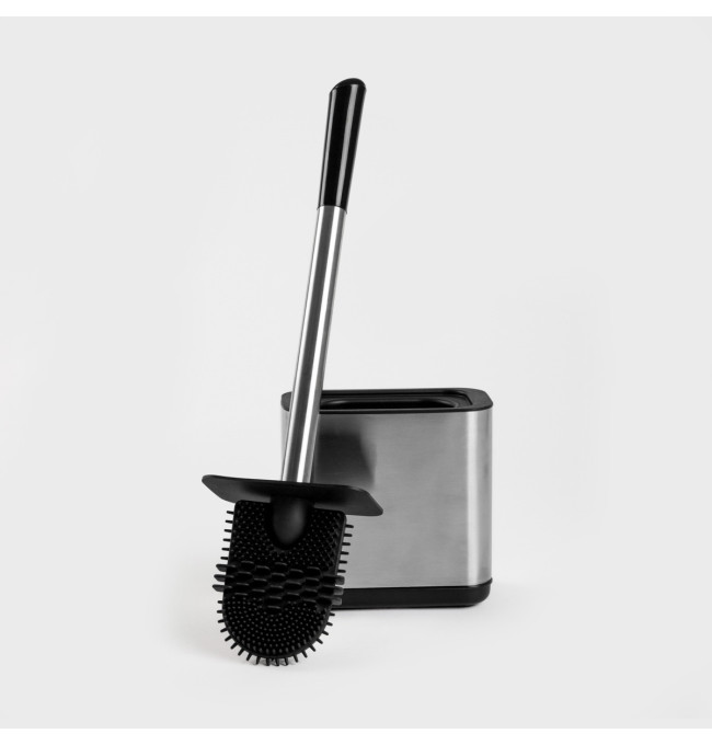 Toaletní kartáč SILVET kovový 732652