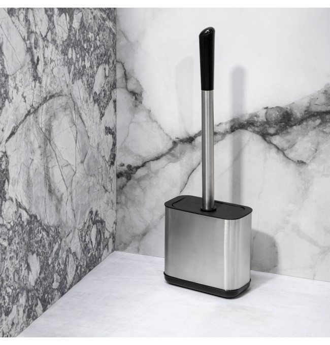 Toaletní kartáč SILVET kovový 732652