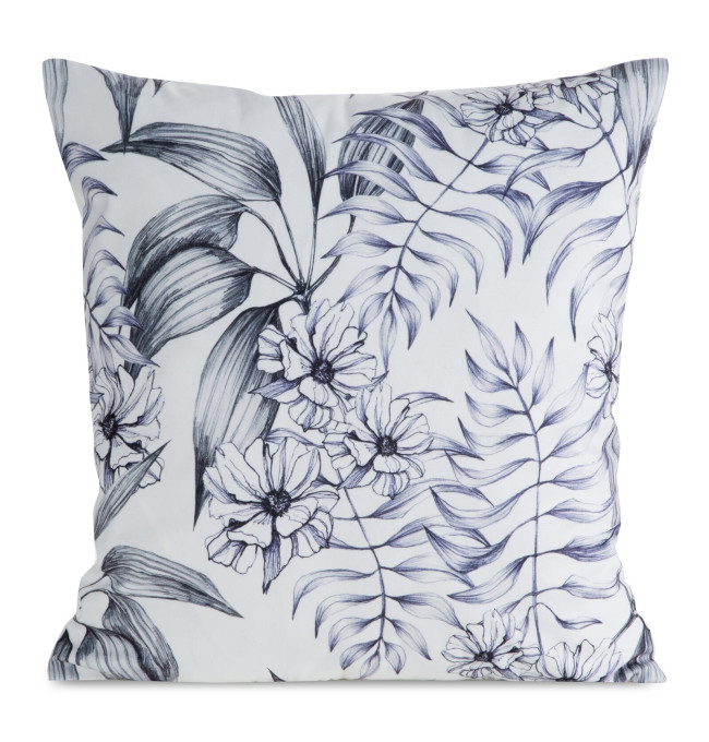 Povlak na polštář MINK 30 bílá / šedá