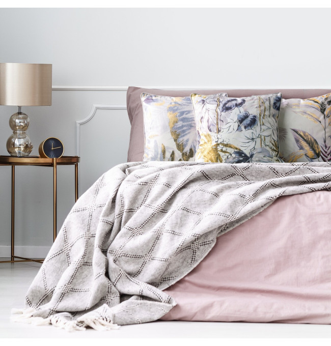 Povlak na polštár MINK E modrý / žlutý