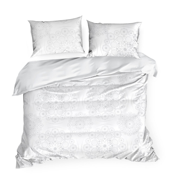 Ložní souprava SELMA bílá / světle šedá