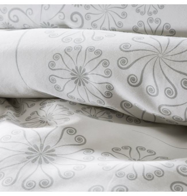 Ložní souprava SELMA bílá / světle šedá