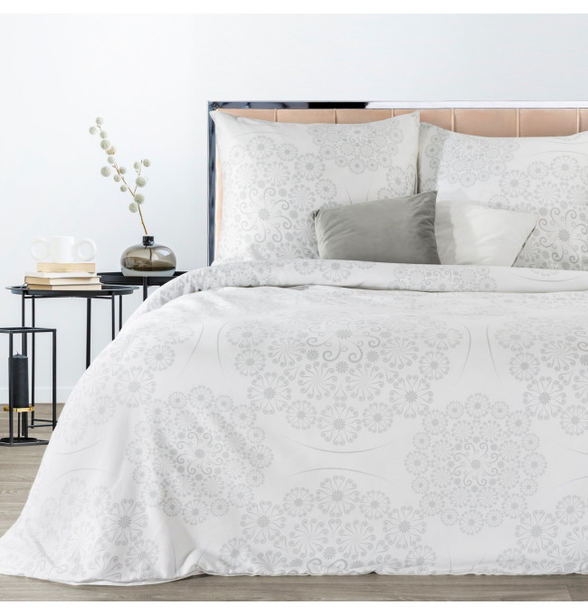 Ložní souprava SELMA bílá / světle šedá