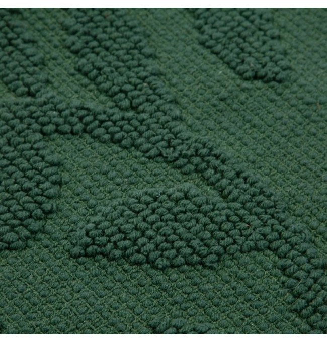 Koupelnový kobereček CHELLI zelený s listy 864273