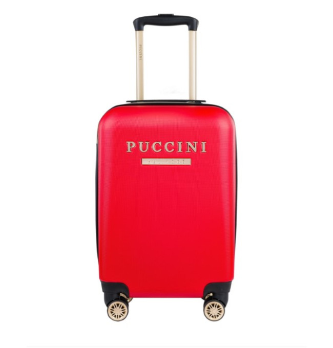 Červený kabinový kufr Los Angeles