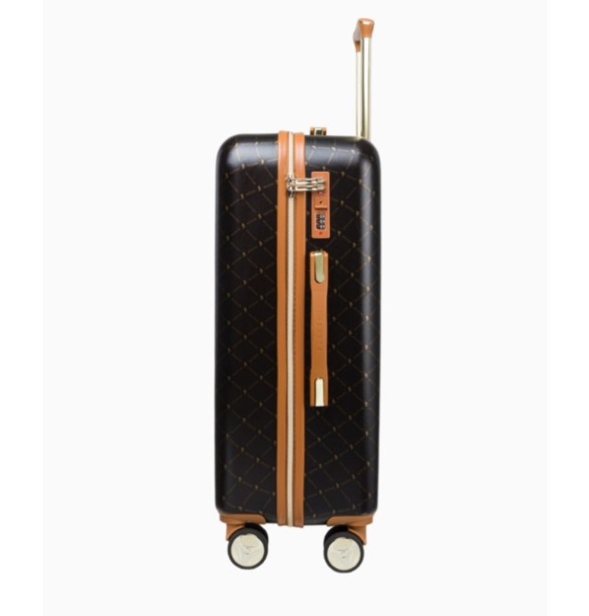 Střední hnědý kufr Saint Tropez s monogramem