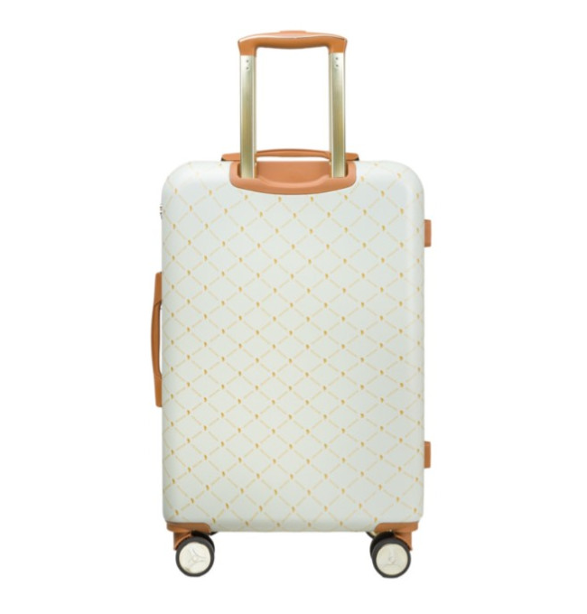 Střední béžový kufr Saint Tropez s monogramem