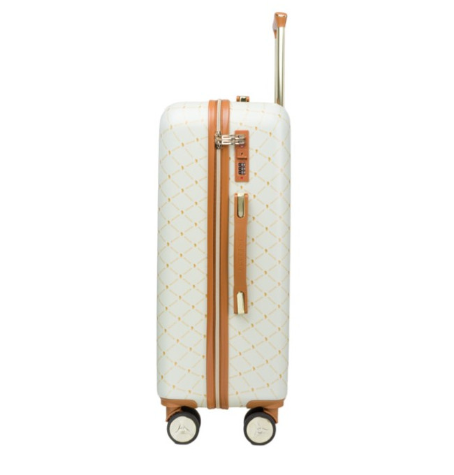 Střední béžový kufr Saint Tropez s monogramem