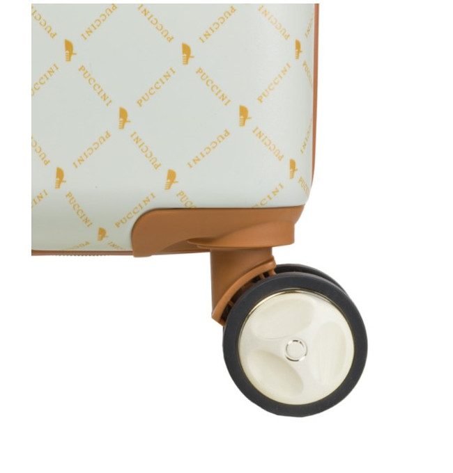 Střední béžový kufr Saint Tropez s monogramem