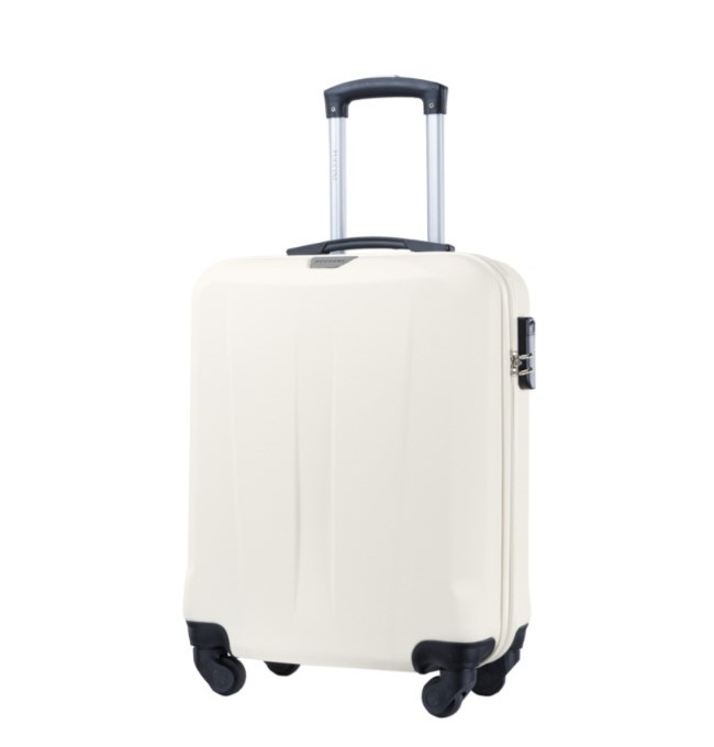 Bílý kabinový kufr Paris