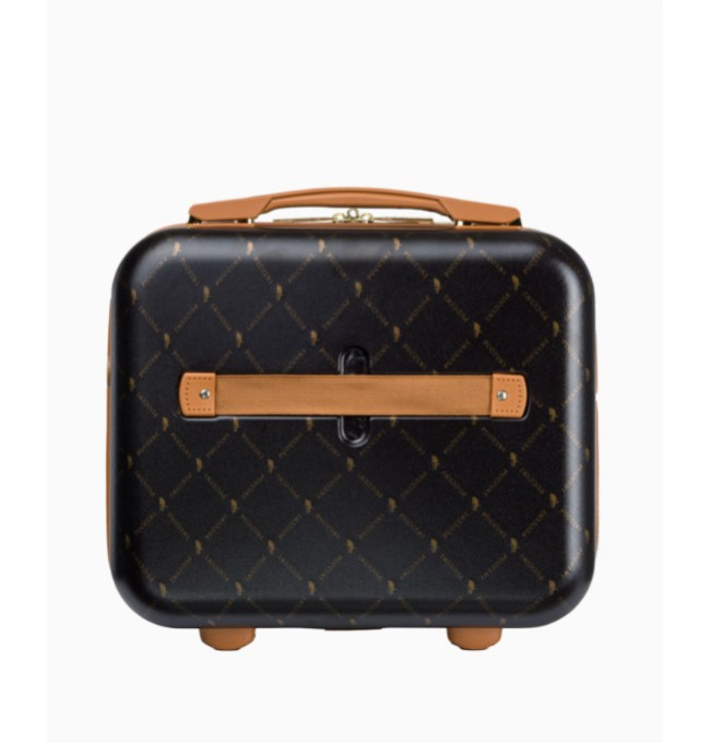 Hnědé cestovní pouzdro Saint Tropez s monogramem