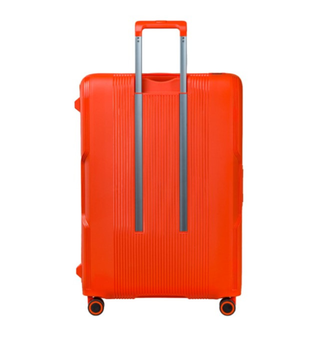 Velký oranžový kufr Osaka uzavíraný přezkami