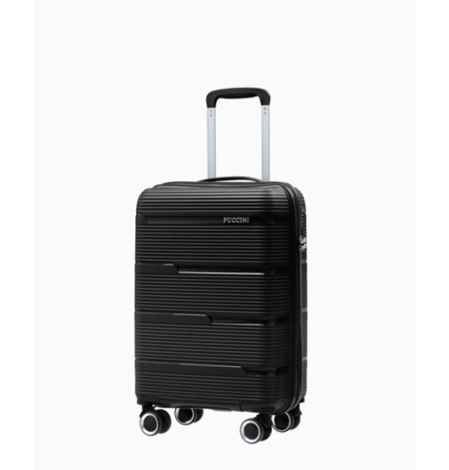 Černý kabinový kufr Casablanca