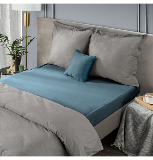 Plachta s gumičkou JERSEY D91 tmavě modrá