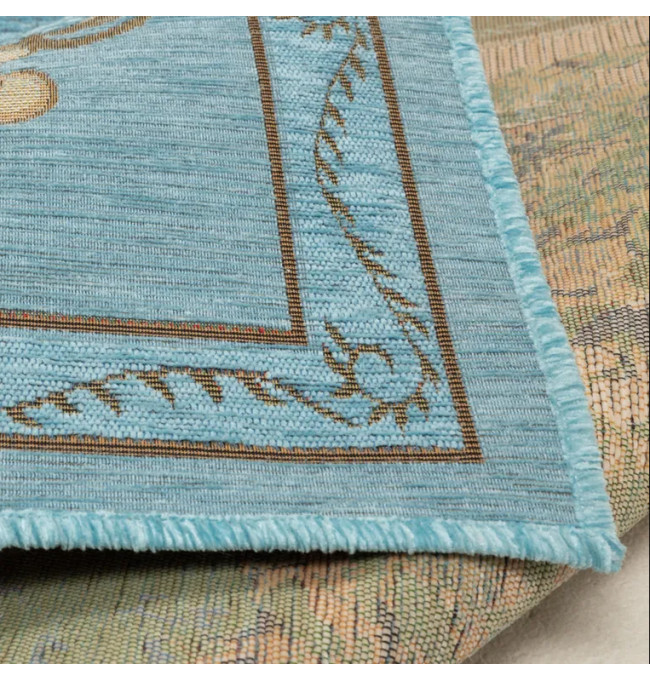 Koberec FLOMI FLORENCE tyrkysový