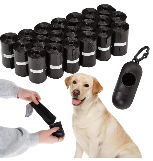 Pouzdro na sáčky pro psy PJ-097 s rolkami (20 ks)