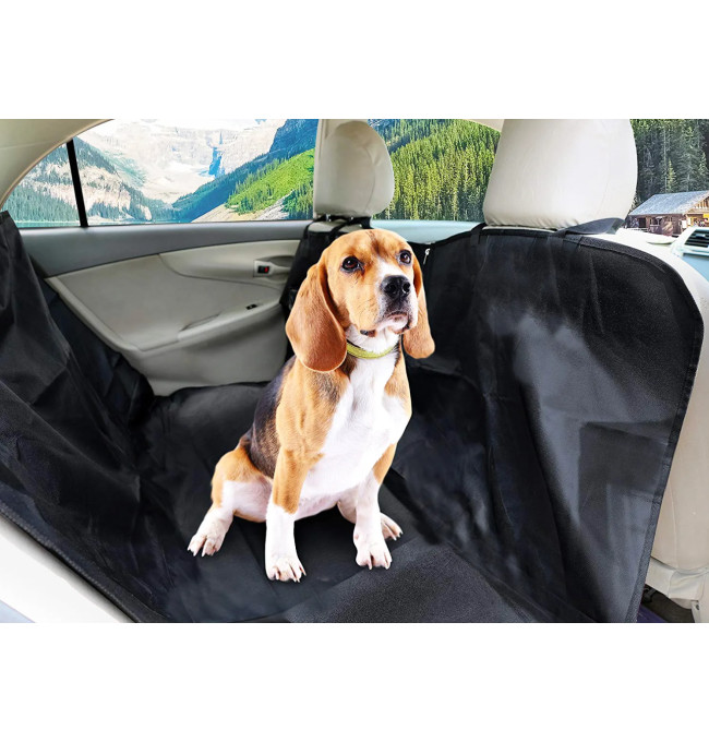 Potah do auta pro psa - černý
