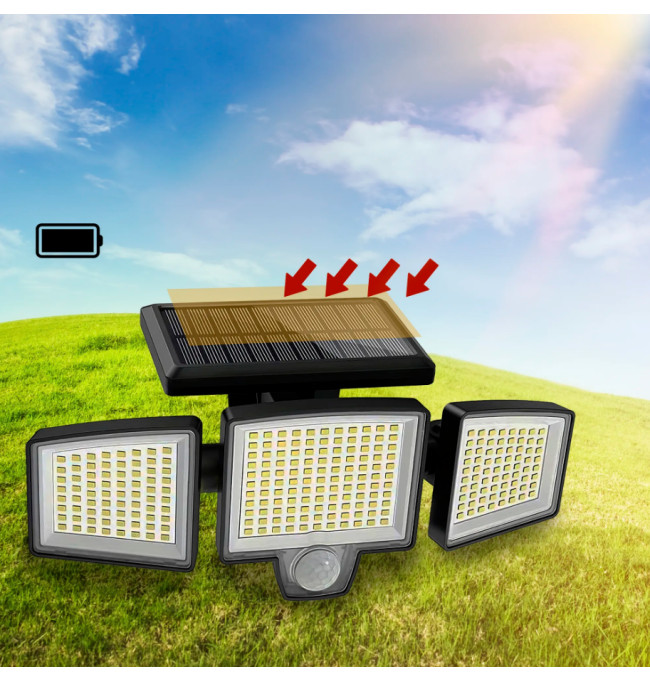 LED solární lampa P60262