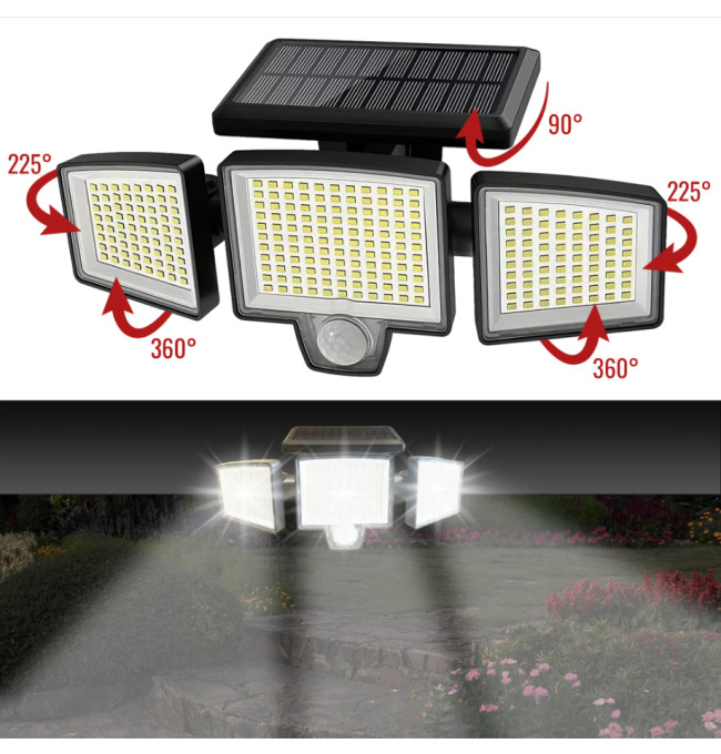 LED solární lampa P60262