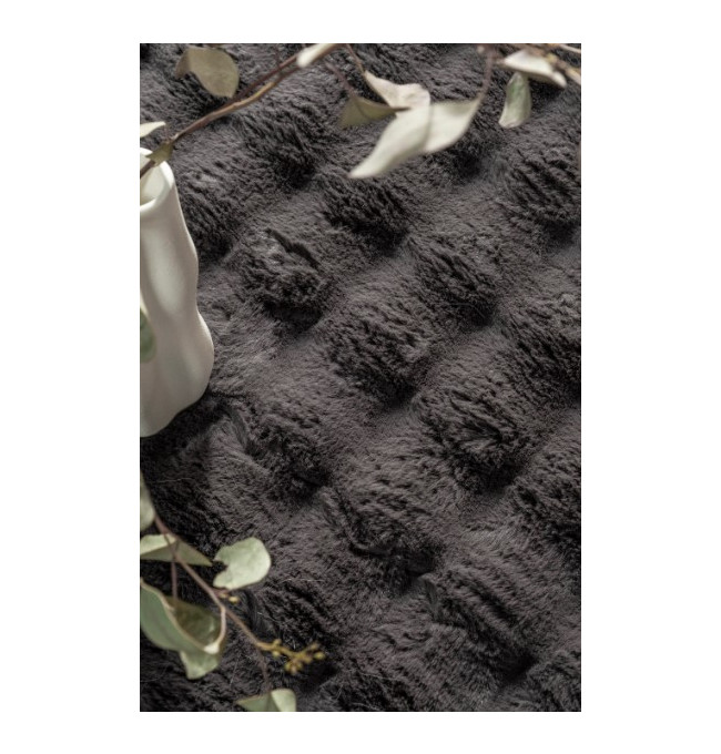 Koberec BUBBLES MOYO grafitový / černý