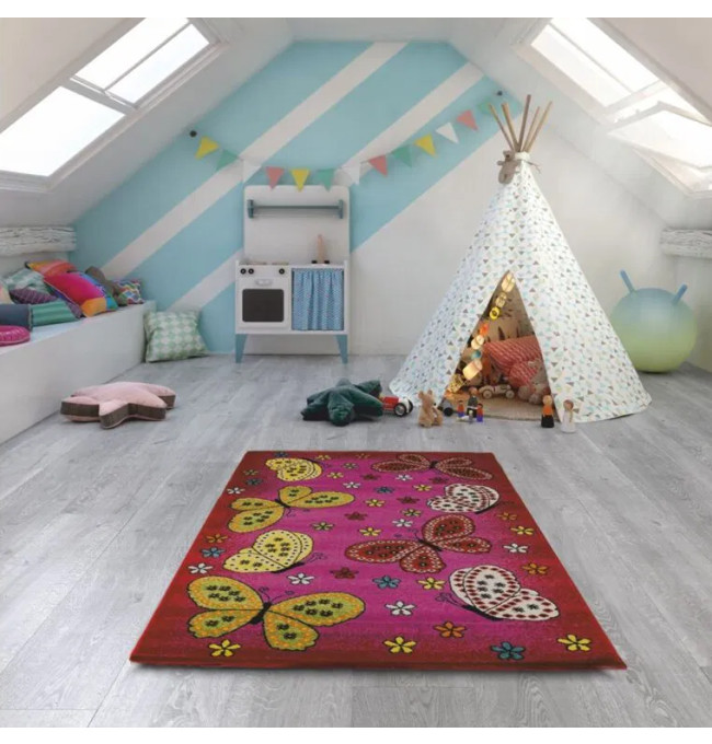 Koberec Toys C259 Lila motýly