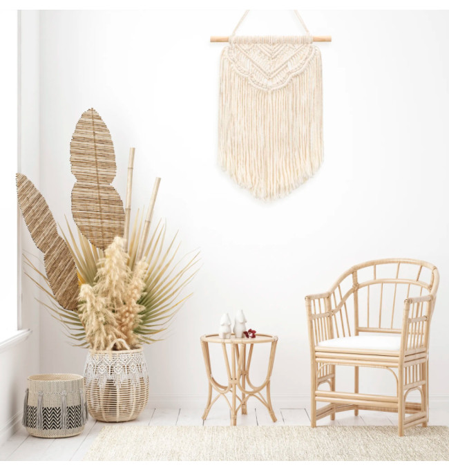 Nástěnná dekorace BOHO MAKRAMA 322149 béžová