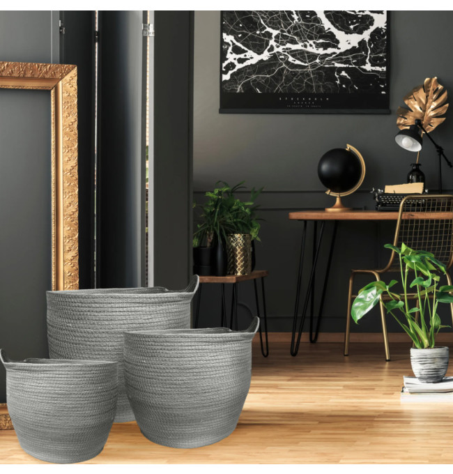 Set tří úložných košíků BOHO YT21B-35 (3 ks)