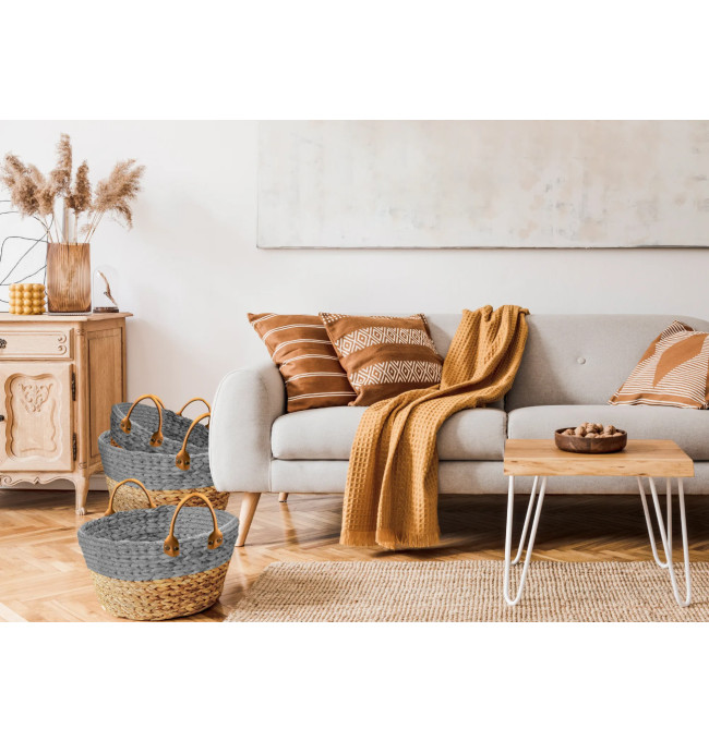 Set tří úložných košíků BOHO 223K16 (3 ks)
