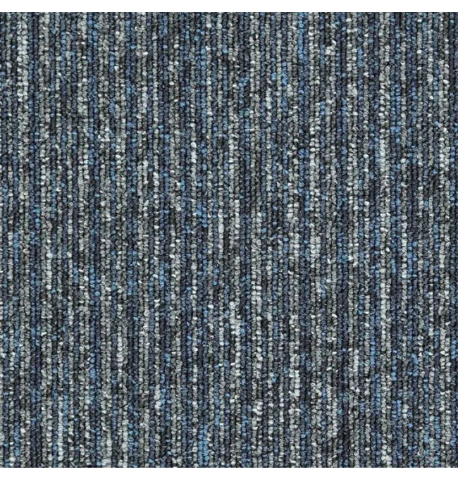 Kobercové čtverce Sonar Lines 4183 modré / šedé 50x50 cm