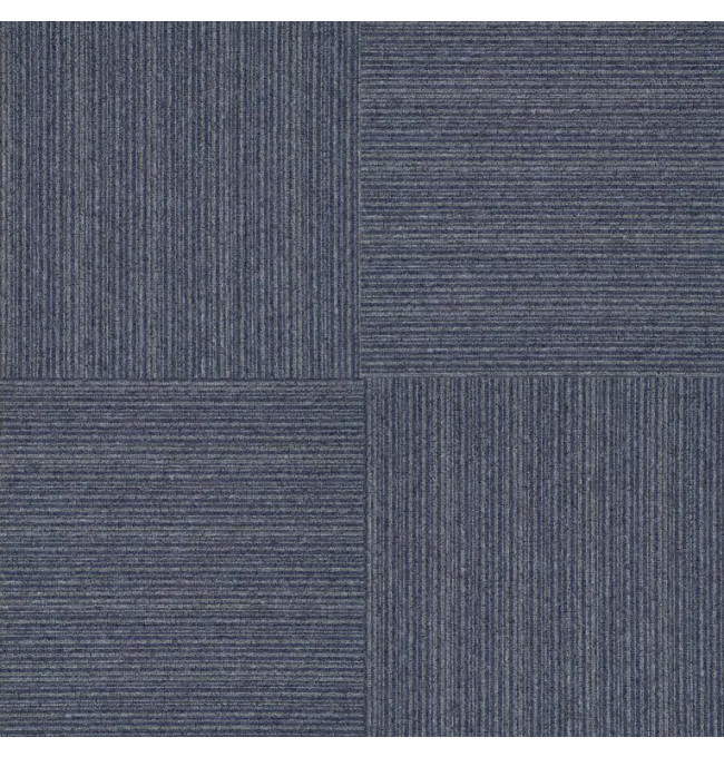 Kobercové čtverce Tampa Stripe 1485 modré 50x50 cm