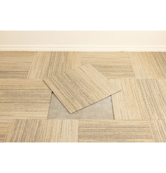 Kobercové čtverce City Walk 994 Lt. beige 50x50 cm