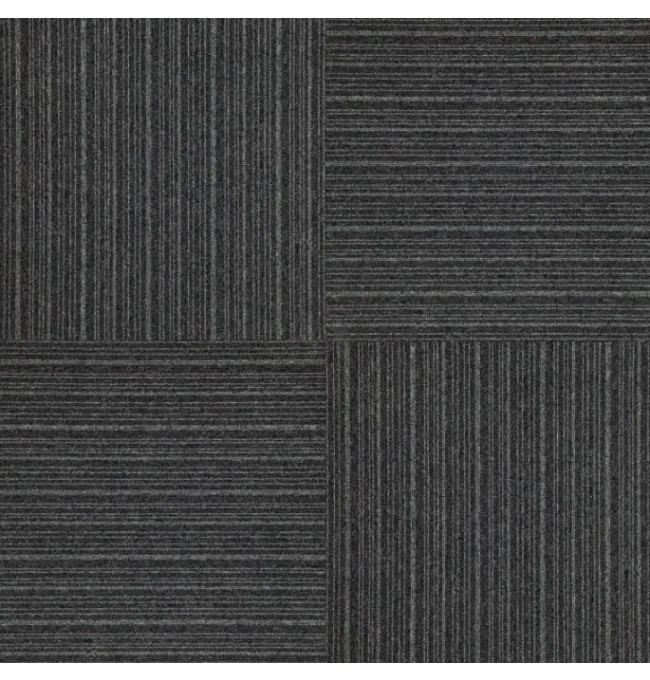 Kobercové čtverce Tampa Stripe 1546 šedé / zelené 50x50 cm