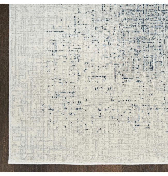 Koberec DKNY Grand Street GRN03 sloní kost / modrý