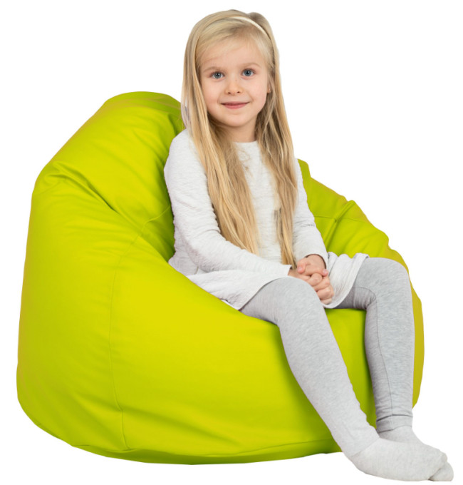 Sedací vak SAKO limetkový ekokůže