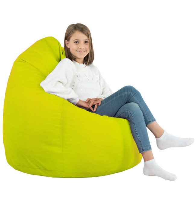 Sedací vak SAKO limetkový ekokůže