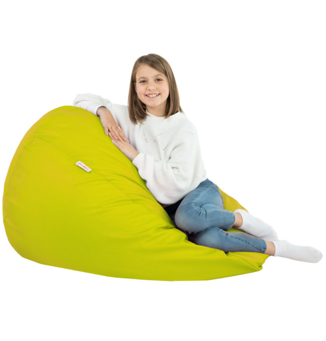 Sedací vak SAKO limetkový ekokůže