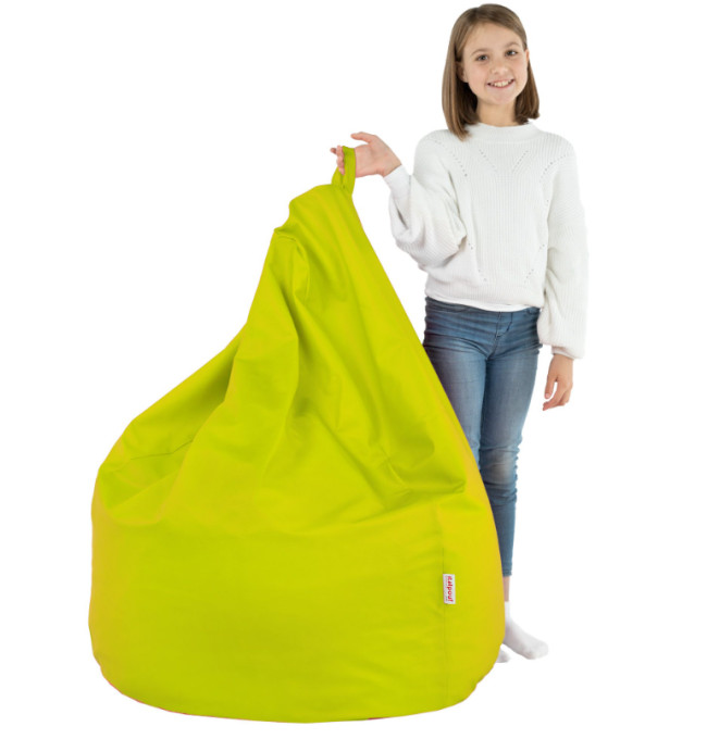 Sedací vak SAKO limetkový ekokůže