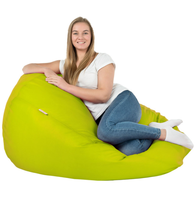 Sedací vak SAKO limetkový ekokůže