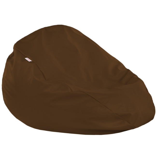 Sedací vak SAKO hnědý ekokůže