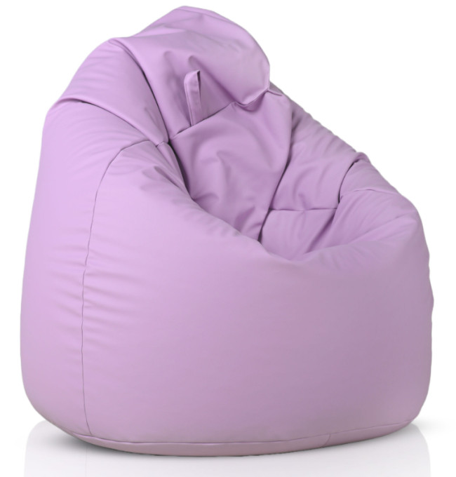 Sedací vak Sako světle fialový ekokůže